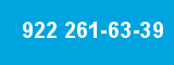 922 261-63-39